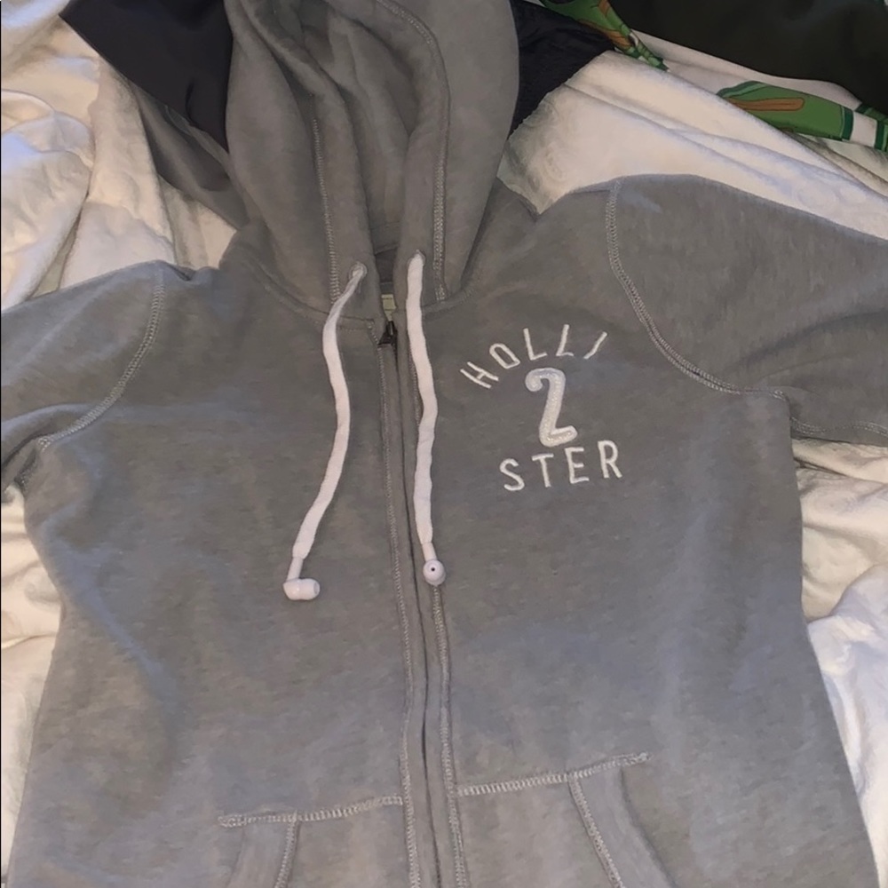 Hollister zip up jacket